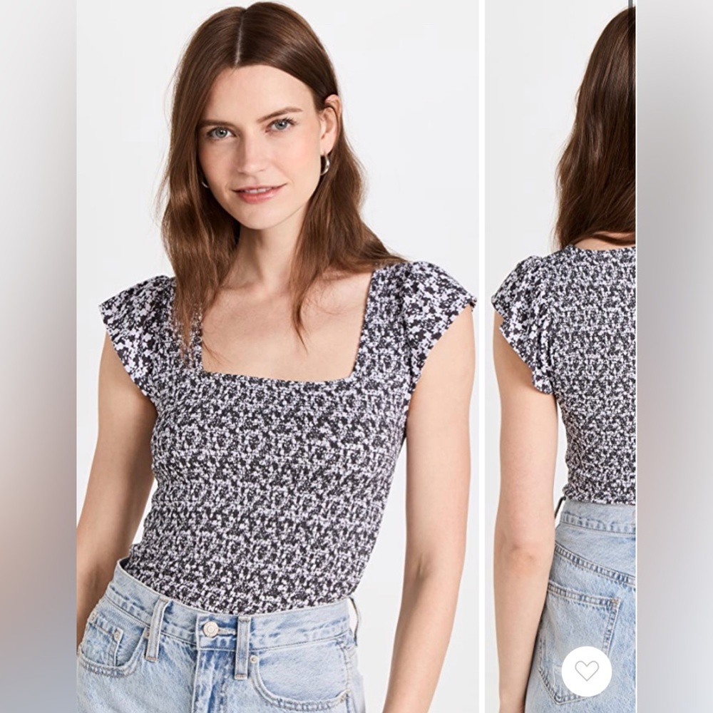 Nation smocked top